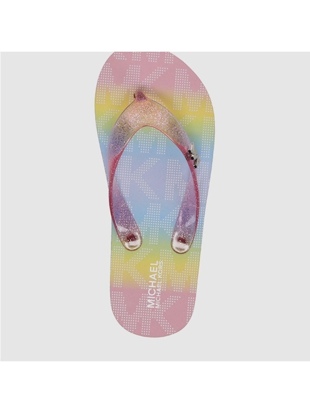 Michael Kors Multicolor Glitter Kids Flip Flops